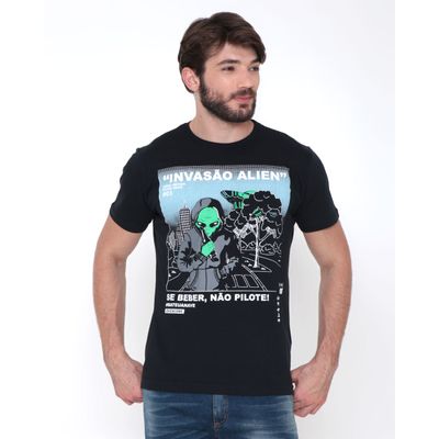 Camiseta-Estampa-Invasao-Alien-Overcore-Preta