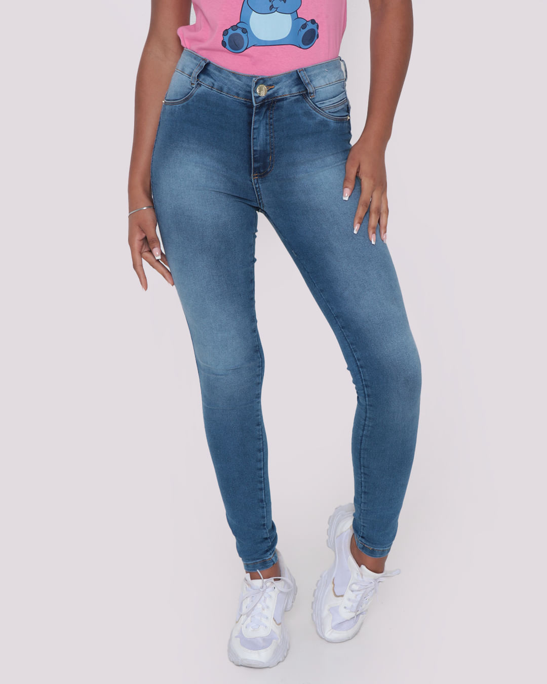 Calca-Jeans-Feminina-Skinny-Cintura-Alta-Azul-Claro