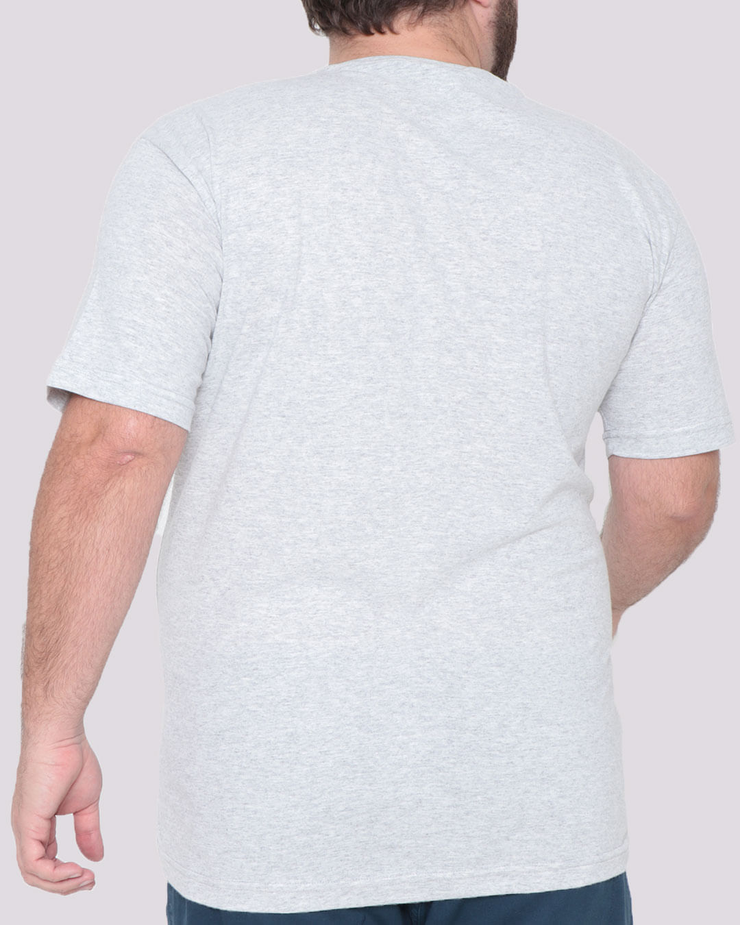Camiseta-Masculina-Plus-Size-Gangster-Cinza-Claro