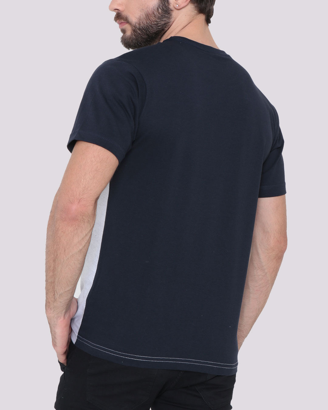 Camiseta-Masculina-Maquinetado-Overcore-Marinho