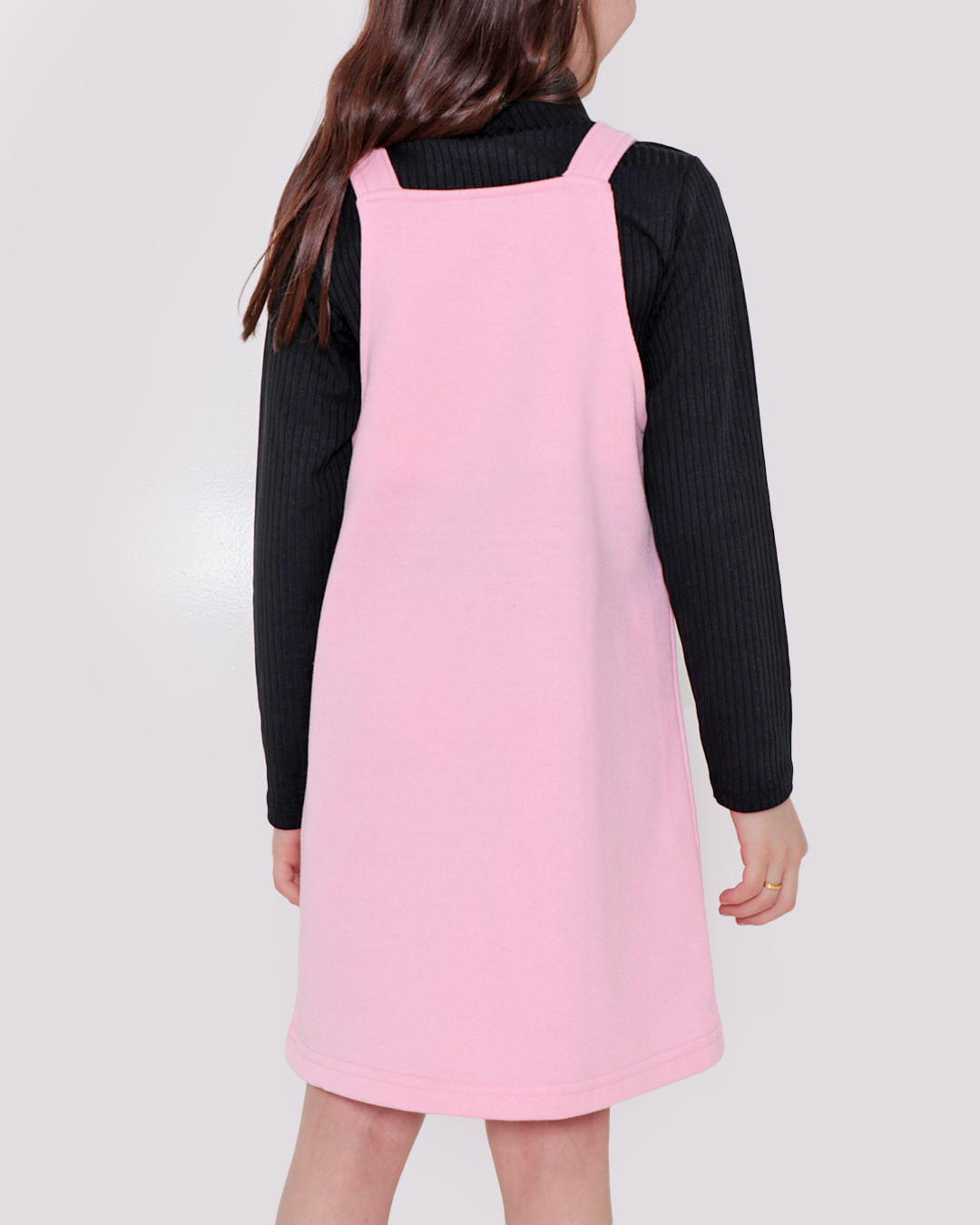 Salopete-Infantil-Com-Blusa-Cropped-Malha-Lol-Rosa