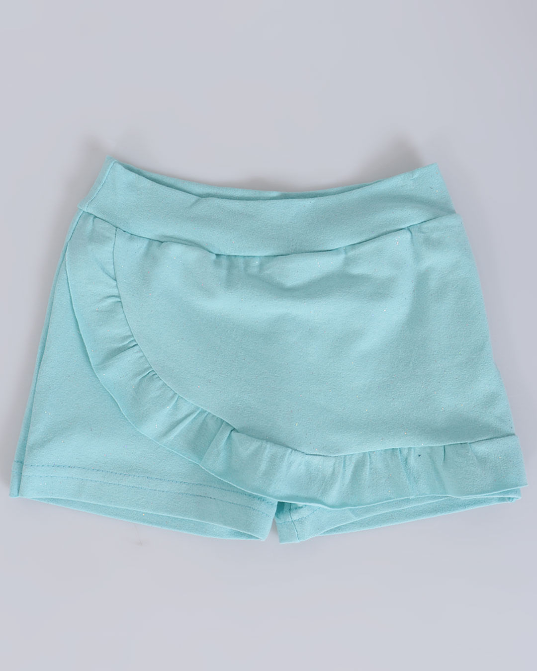 Short-Saia-Bebe-Babado-Gliter-Verde-Claro