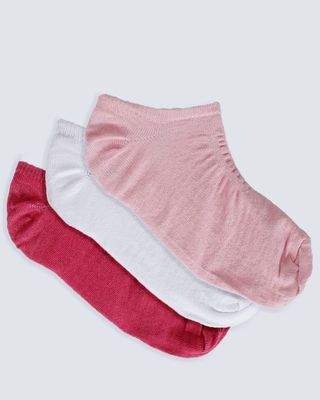 Kit-3-Pares-De-Meias-Feminina-Sapatilha-Fitter-Branca-Rosa