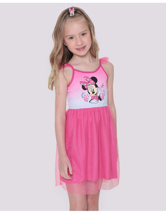 Camisola-Fantasia-Infantil-Minnie-Disney-Tule-Rosa