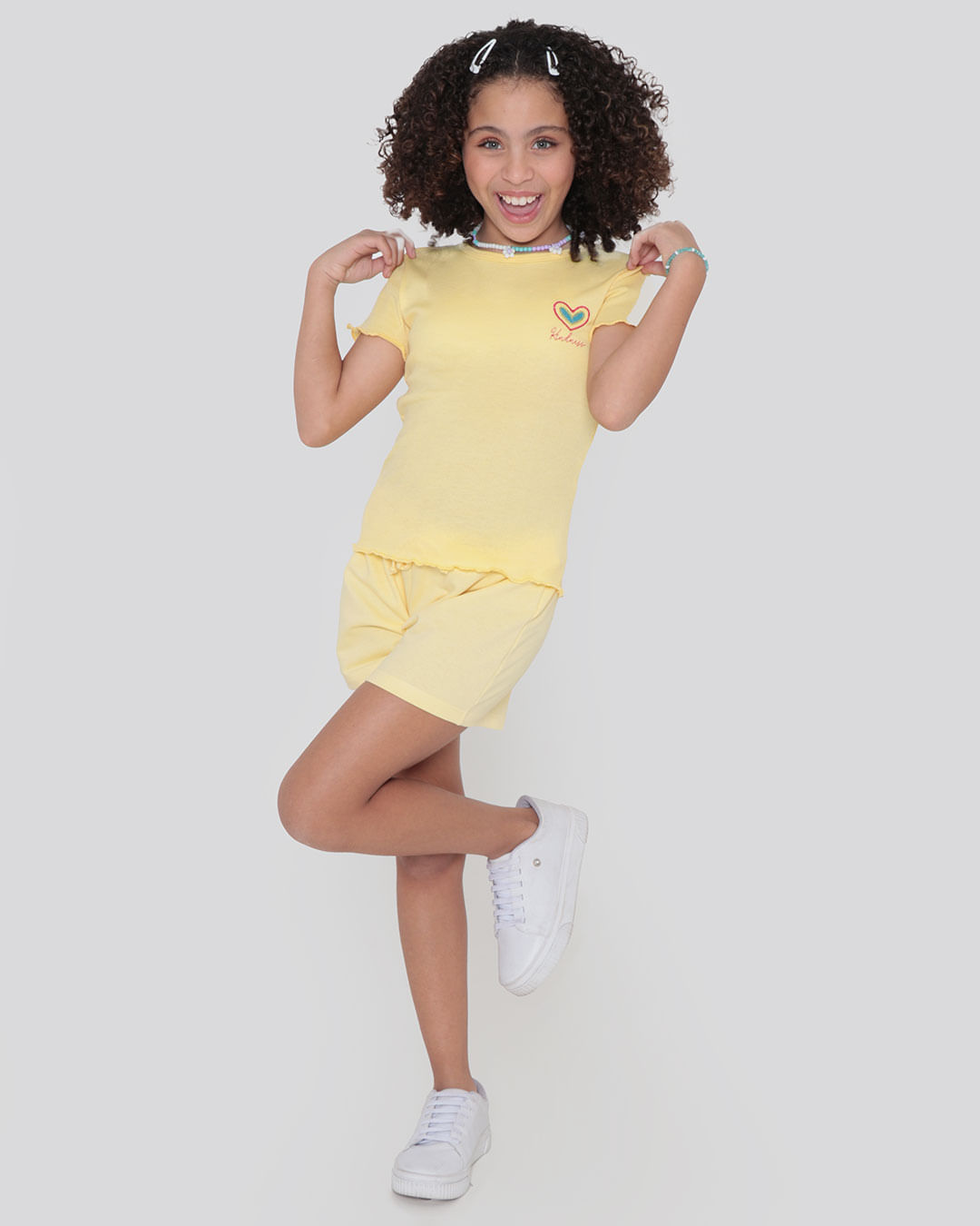 Blusa-Juvenil-Canelada-Coracao-Fru-Fru-Amarelo-Claro