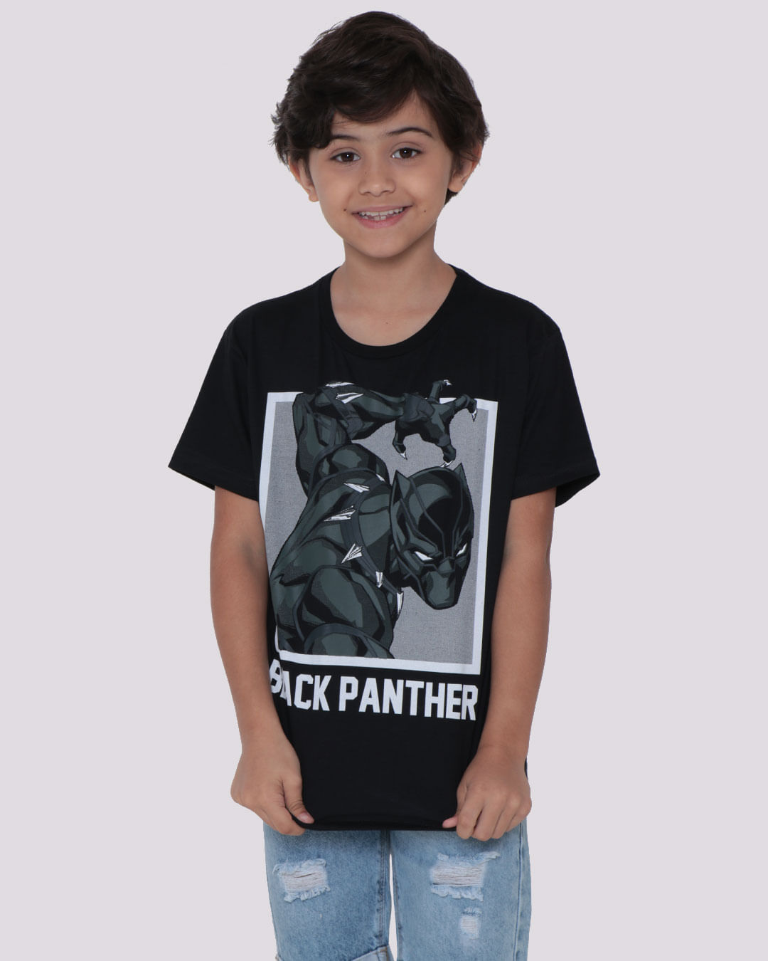 Camiseta-Infantil-Estampa-Pantera-Negra-Vingadores-Preta