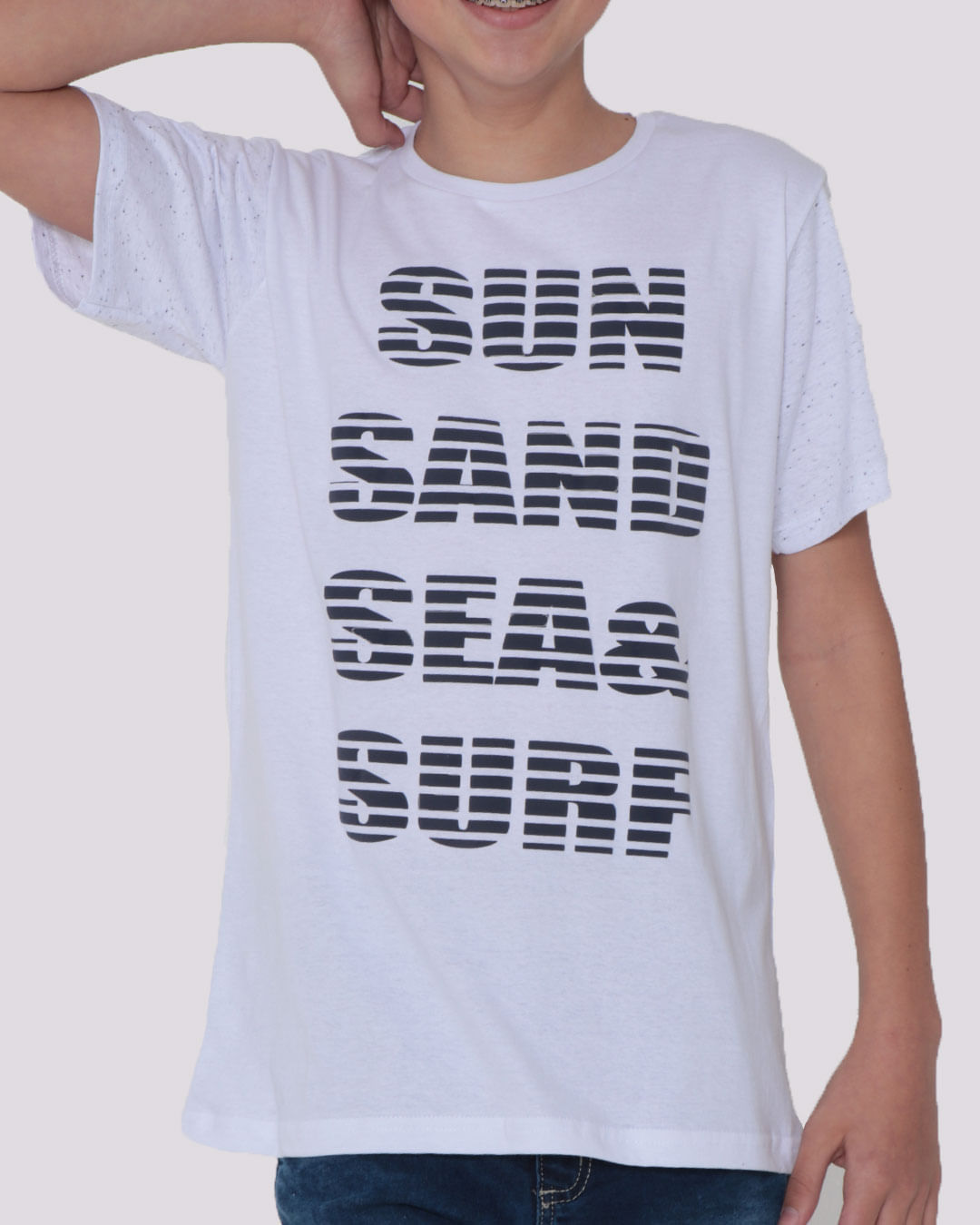 Camiseta-Juvenil-Estampa-Surf-Manga-Botone-Branca