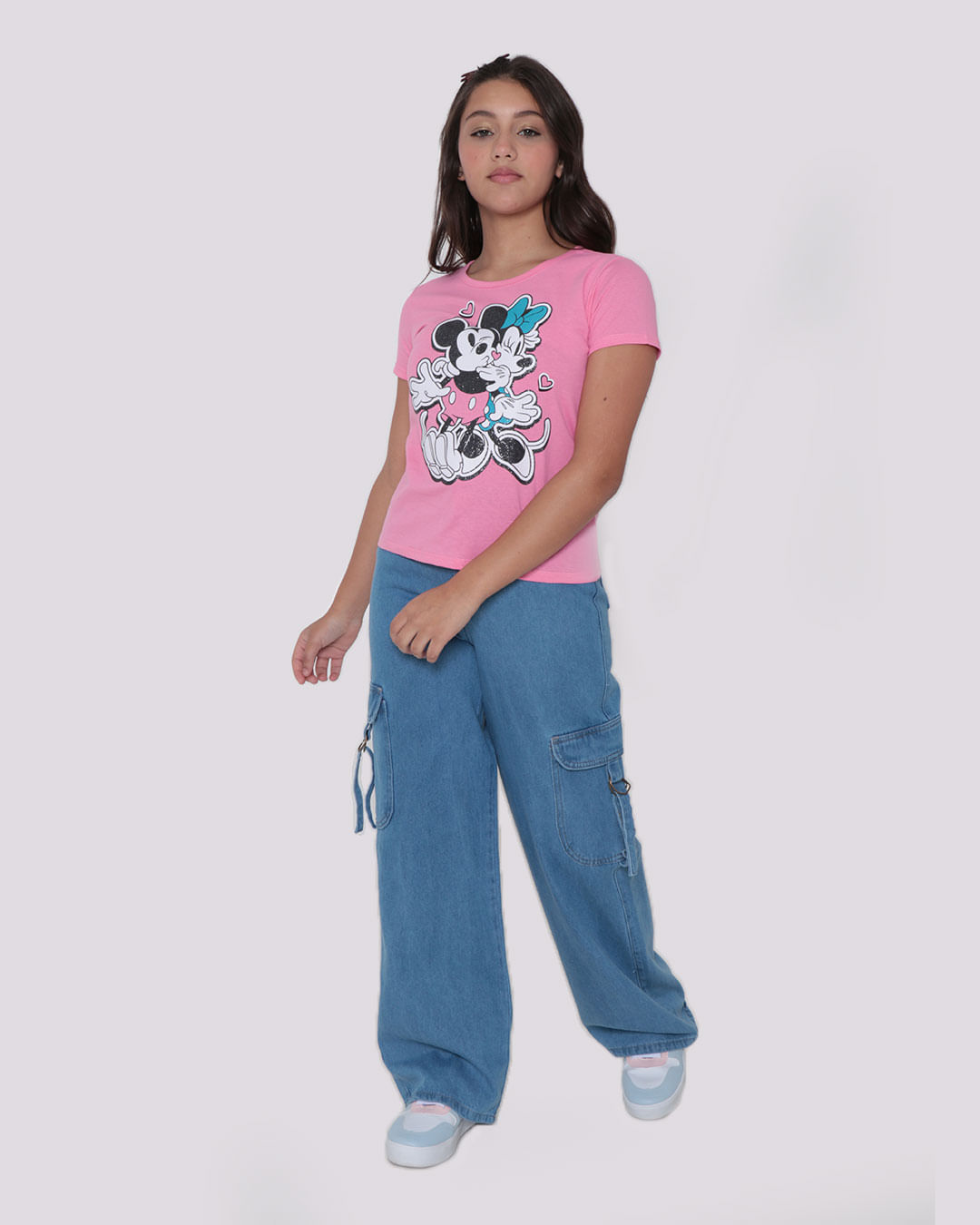 Blusa-Juvenil-Disney-Mickey-e-Minnie-Rosa