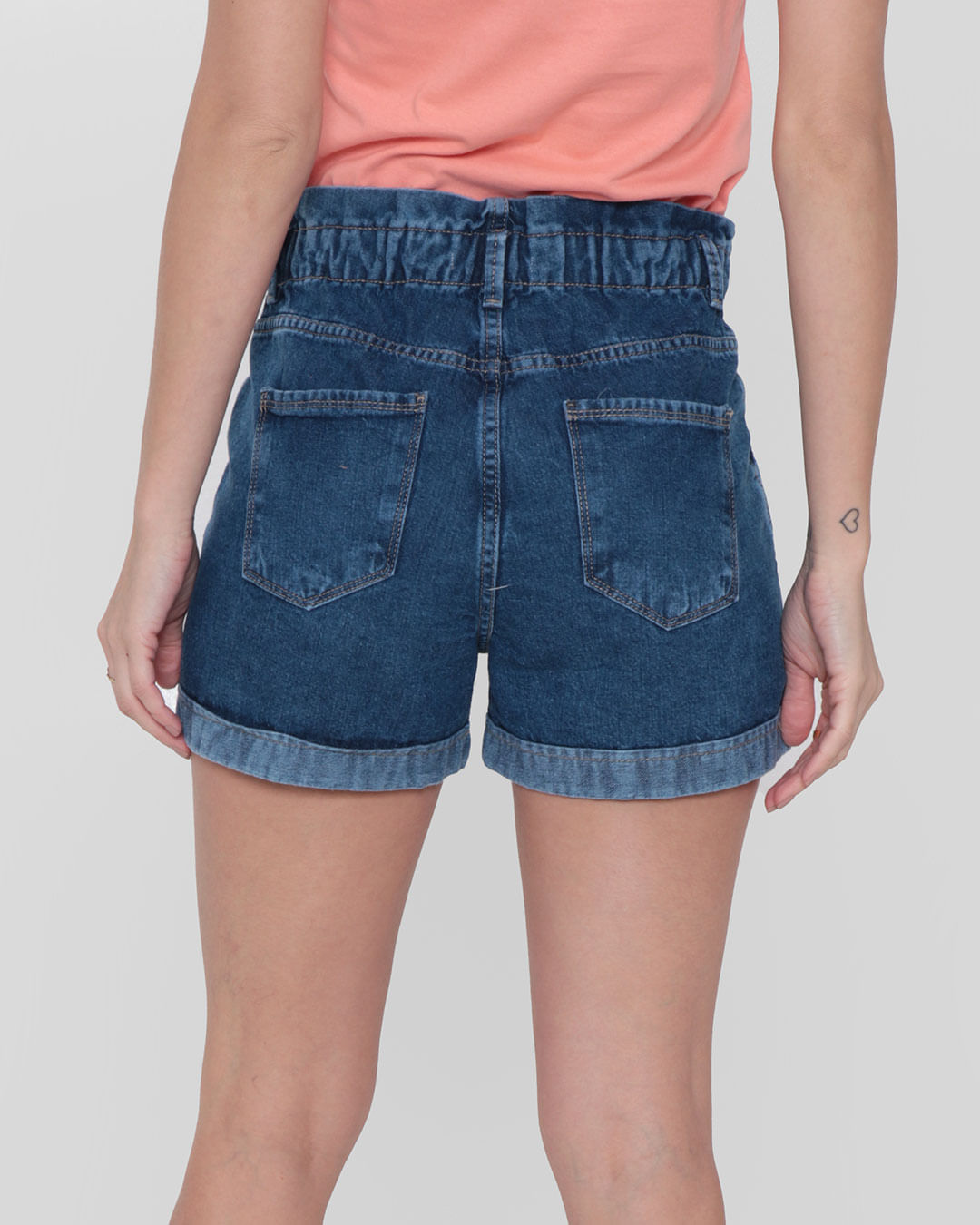 Shorts-Jeans-Feminina-Clochard-Bolsos-Azul-Medio