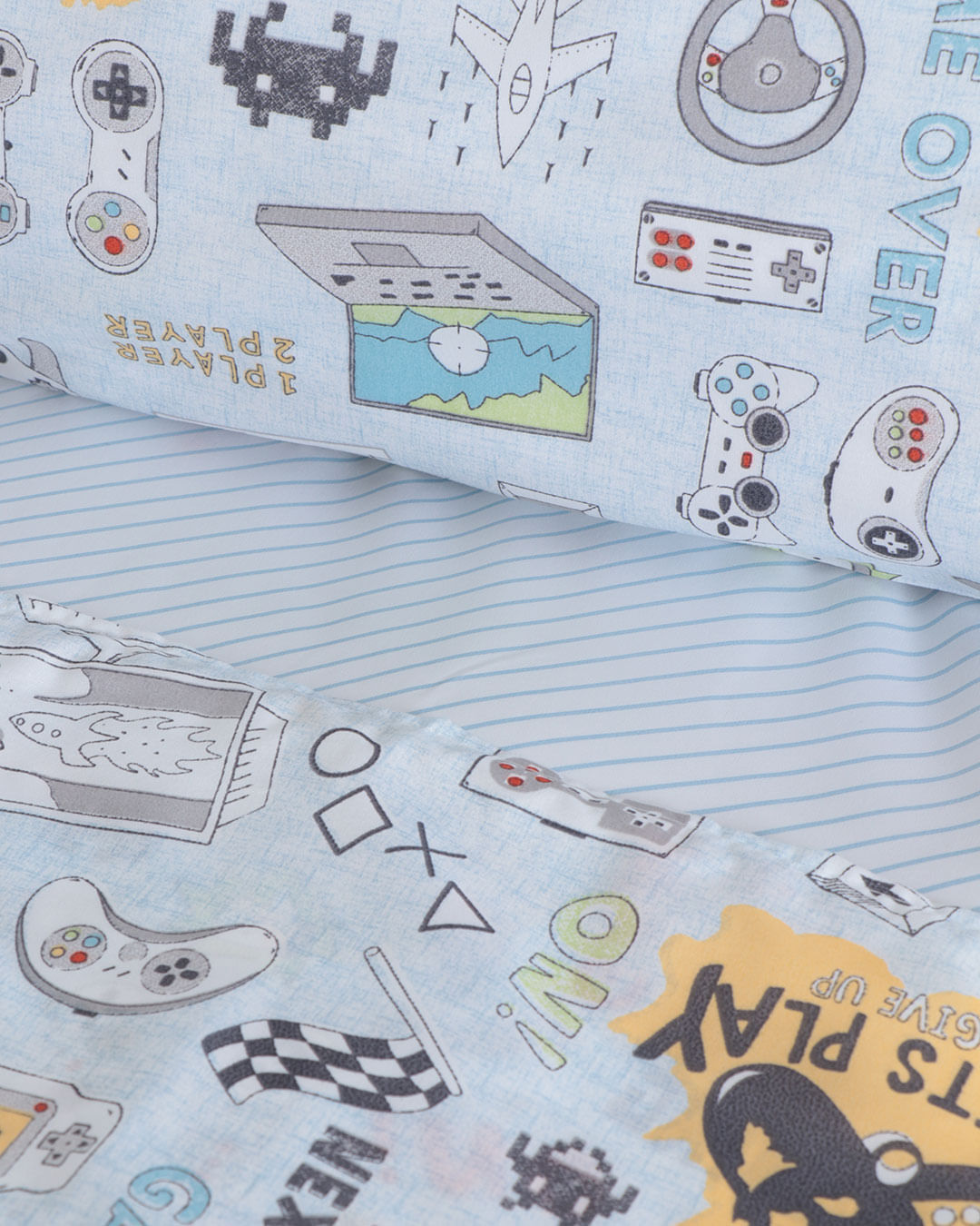 Jogo-De-Cama-Infantil-Soft-Andreza-Kids-Gaming-Azul-Claro