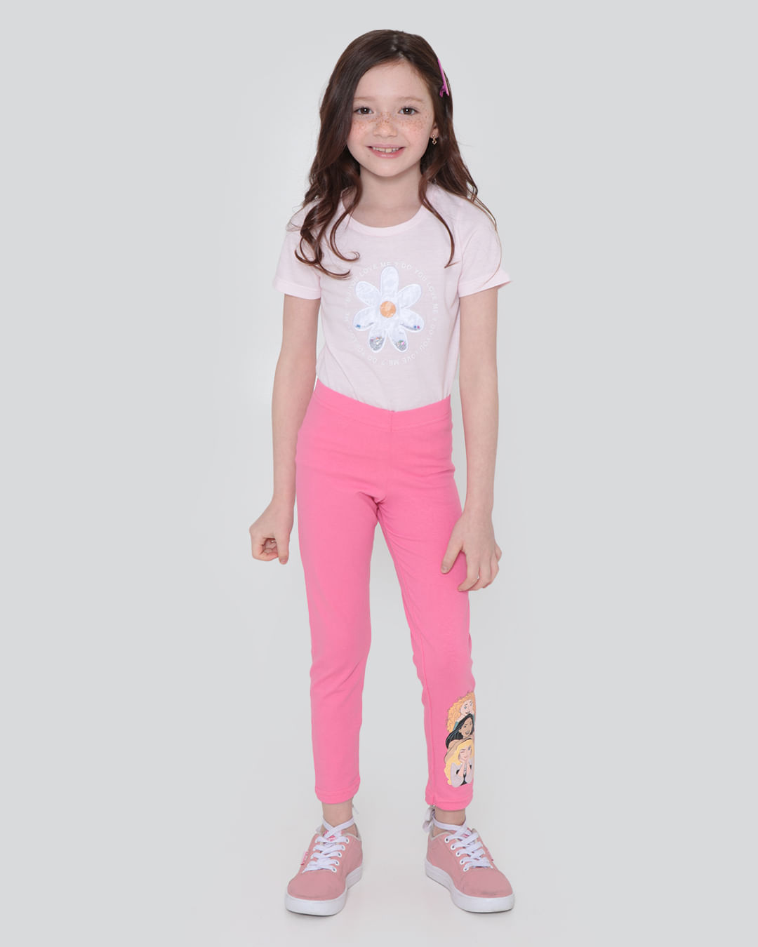 Calca-Legging-Infantil-Disney-Princesas-Rosa