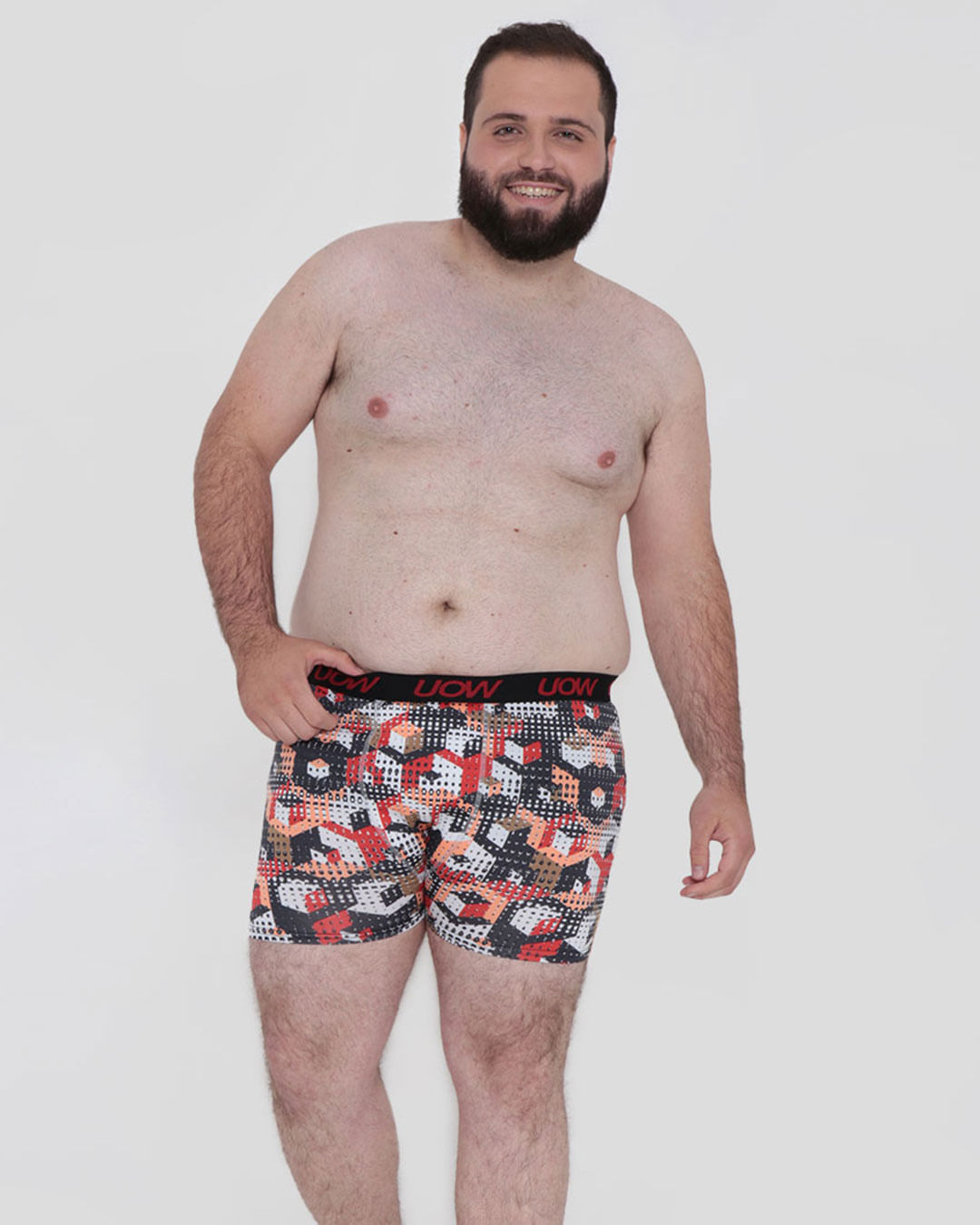 Cueca-Plus-Size-Boxer-Microfibra-Estampada-Vinho