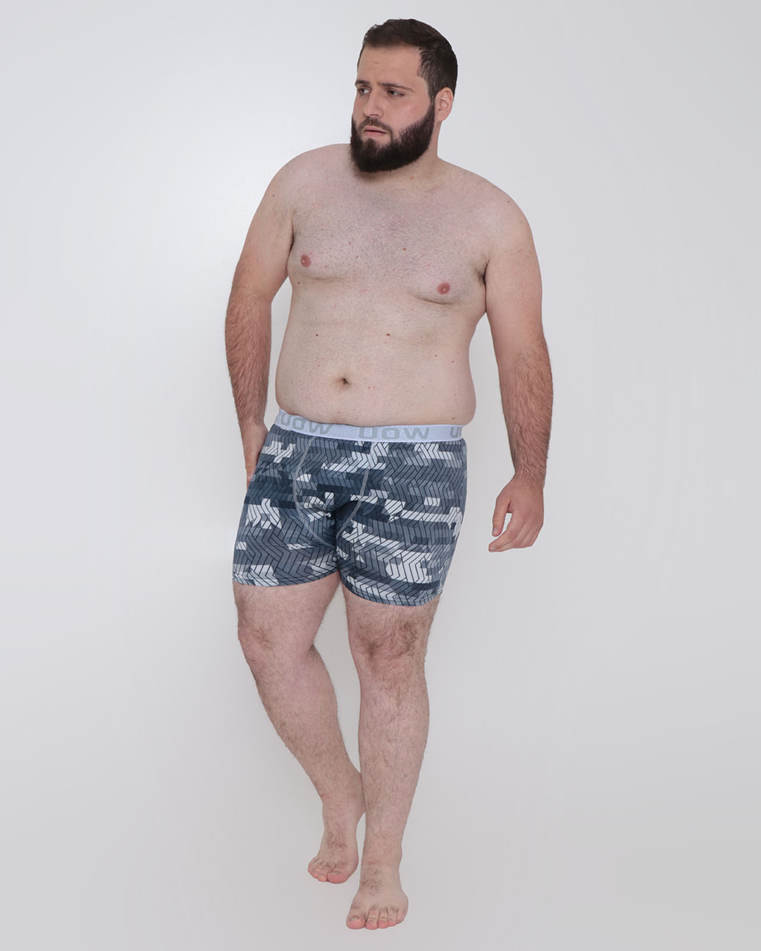 Cueca-Plus-Size-Boxer-Microfibra-Estampada-Cinza