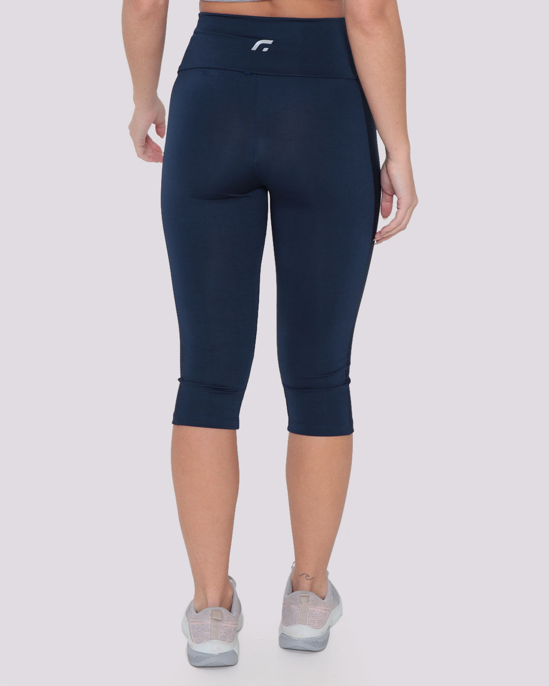 Calca-Legging-Corsario-Fitness-Texturizada-Fitter-Marinho