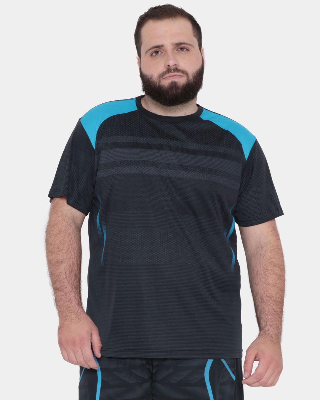 Camiseta-Plus-Size-Fitness-Preta