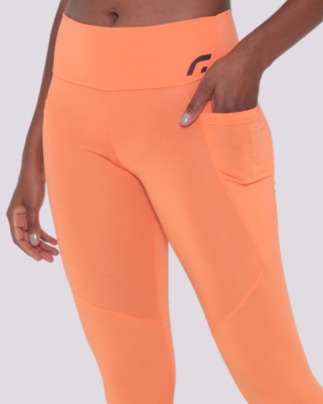 Calca-Legging-Fitness-Feminina-Fitter-Laranja