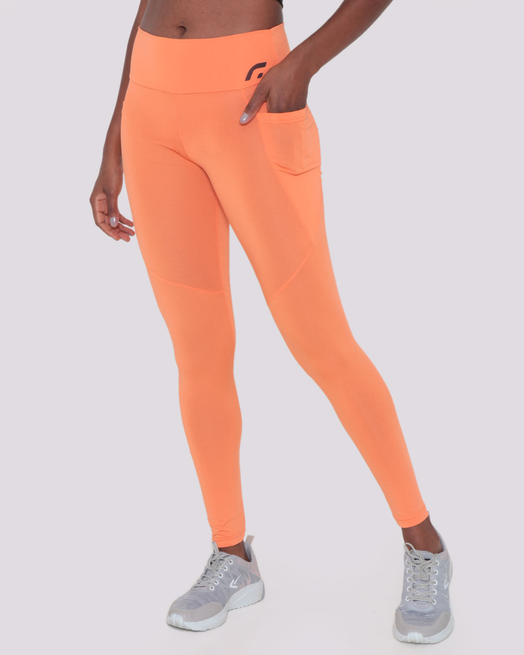 Calca-Legging-Fitness-Feminina-Fitter-Laranja