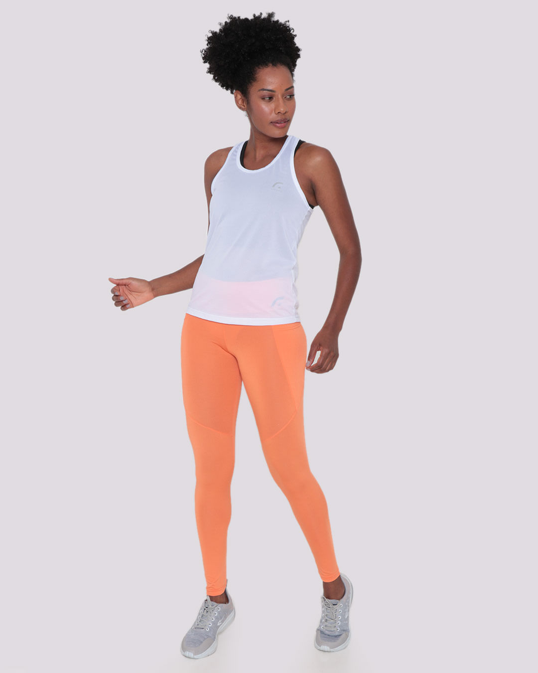 Calca-Legging-Fitness-Feminina-Fitter-Laranja