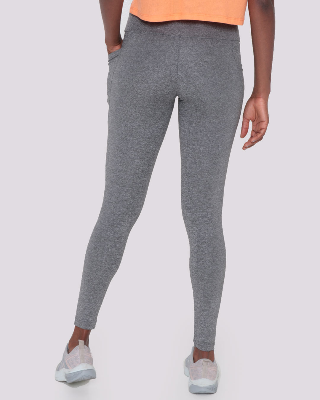 Calca-Legging-Fitness-Feminina-Fitter-Mescla-Cinza