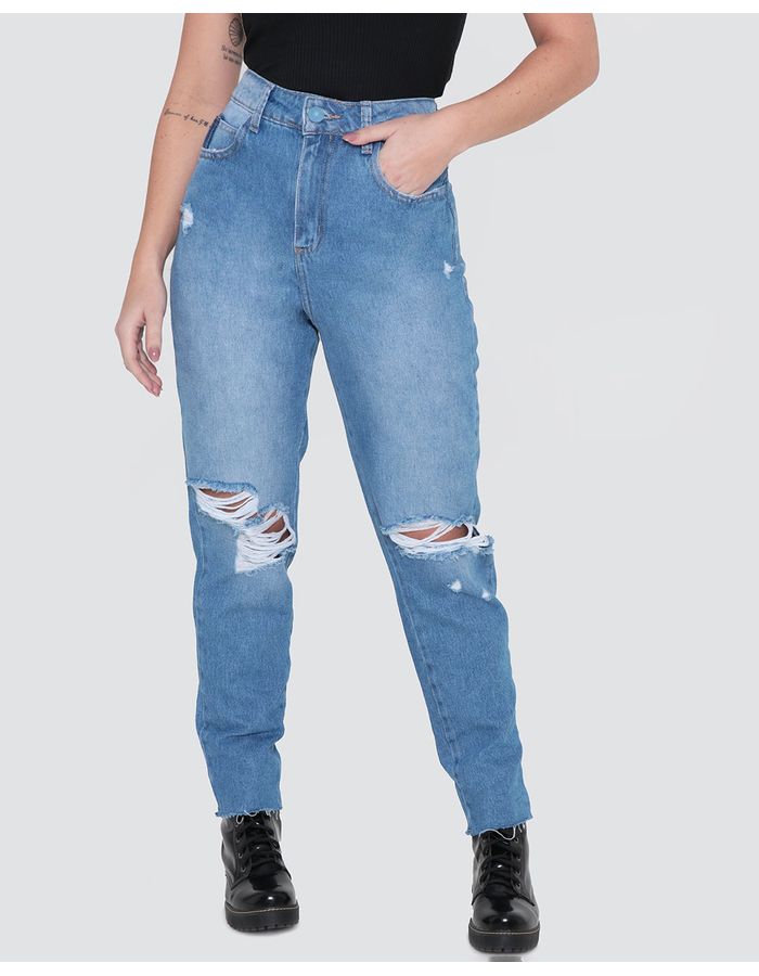 Calca-Jeans-Feminina-Mom-Destroyed-Sawary-Azul