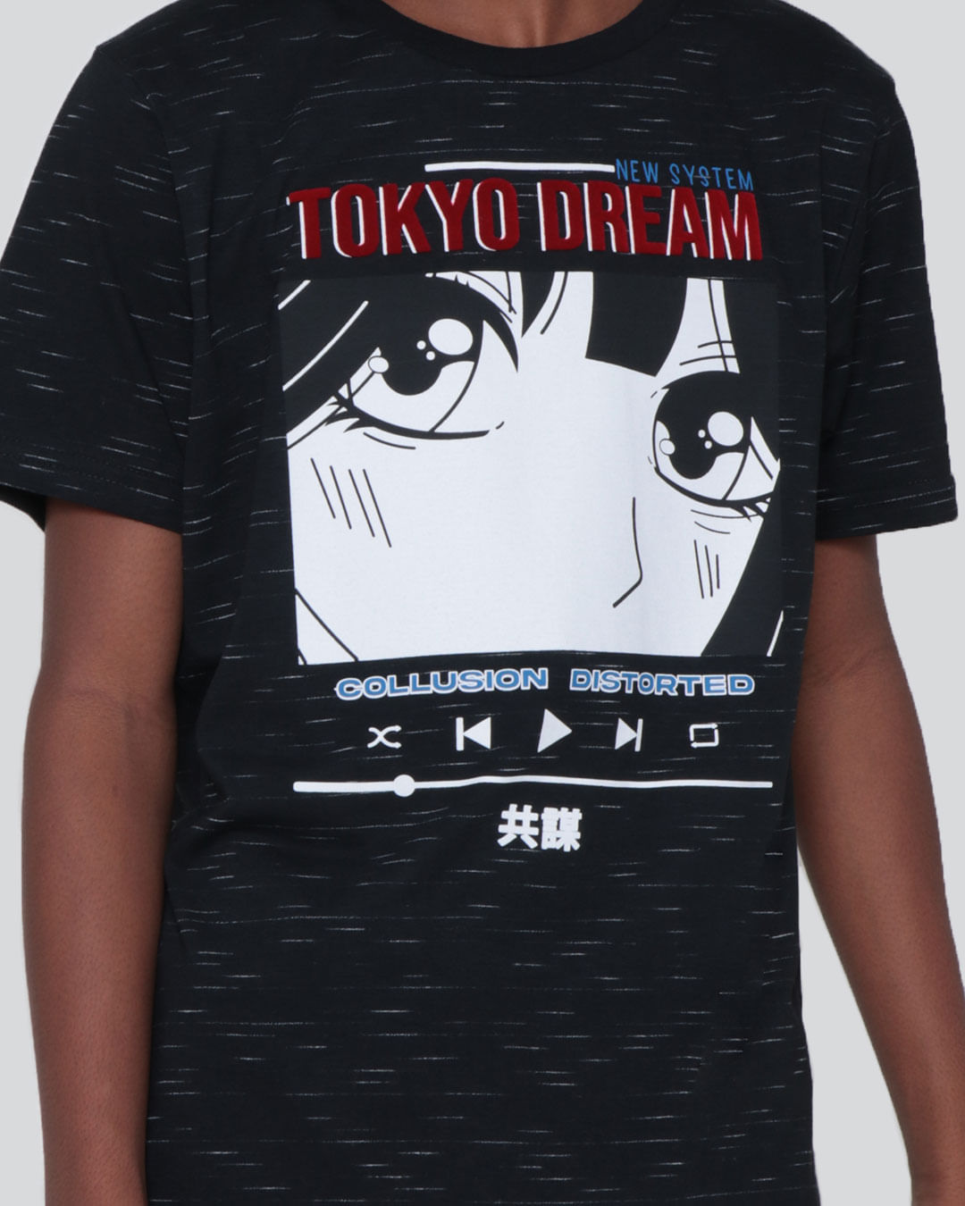 Camiseta-Juvenil-Estampa-Anime-Flame-Preto