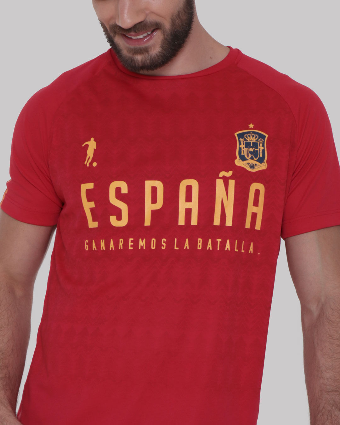 Camiseta-Masculina-Fitness-Espanha-Vermelho-Medio