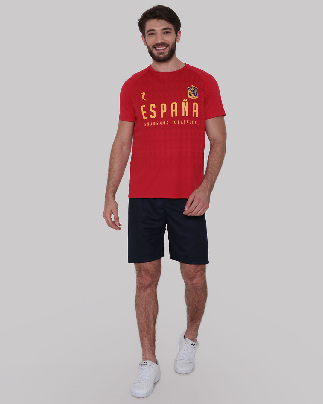 Camiseta-Masculina-Fitness-Espanha-Vermelho-Medio