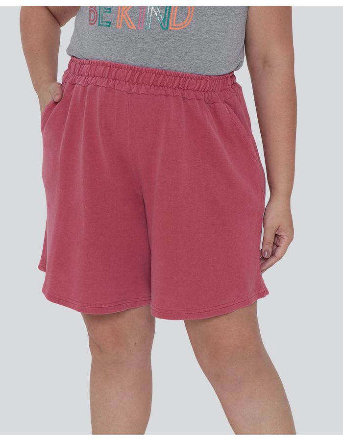 Short-Plus-Size-Masculino-Moletinho-Vermelho