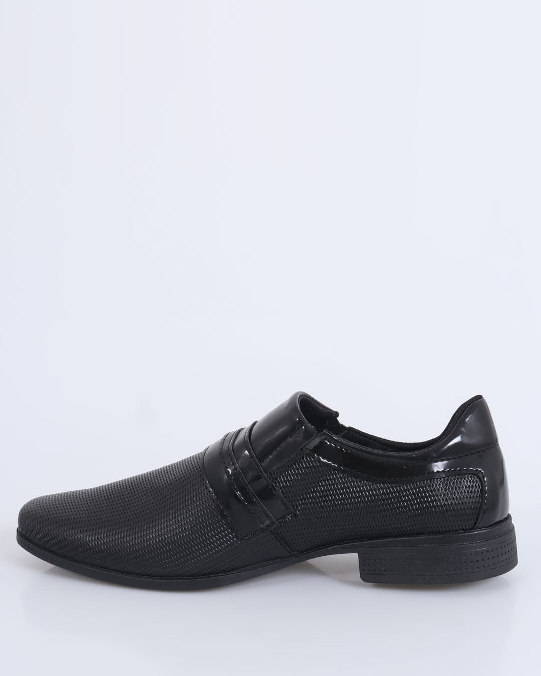 Sapato-Social-Masculino-Texturizado-Recorte-Verniz-Preto
