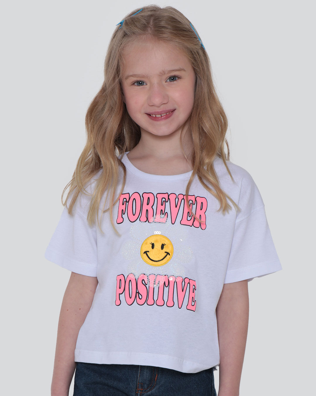 Blusa-Cropped-Infantil-Paete-Forever-Positive-Branca