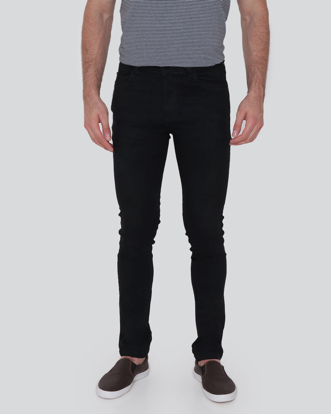 Calca-Jeans-Masculina-Slim-Preta