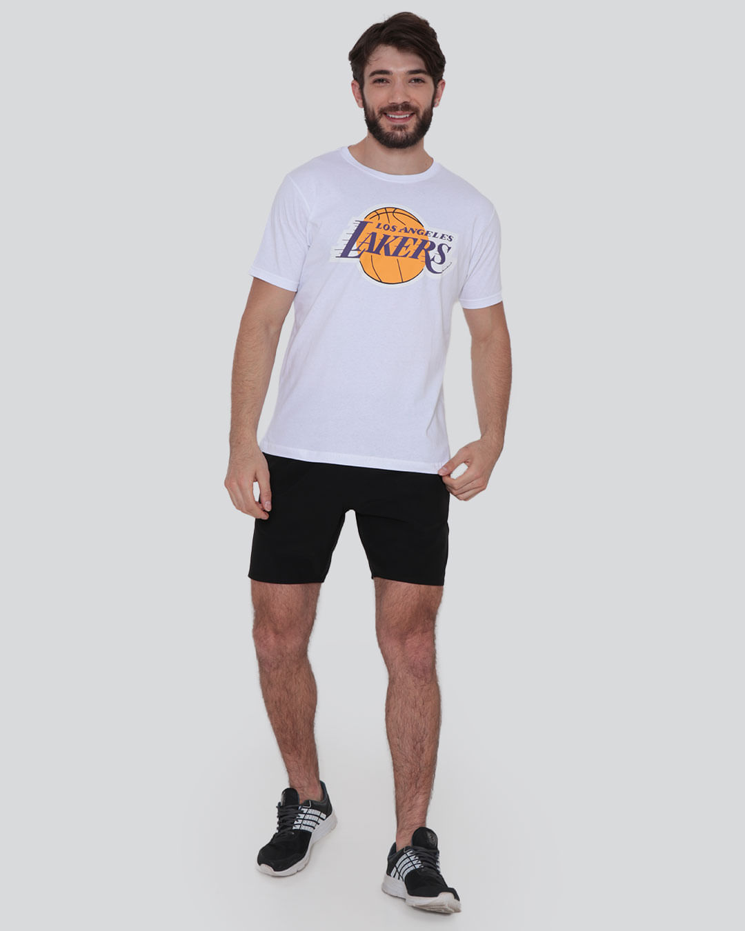 Camiseta-Masculina-Fitness-Estampa-Los-Angeles-NBA-Branco