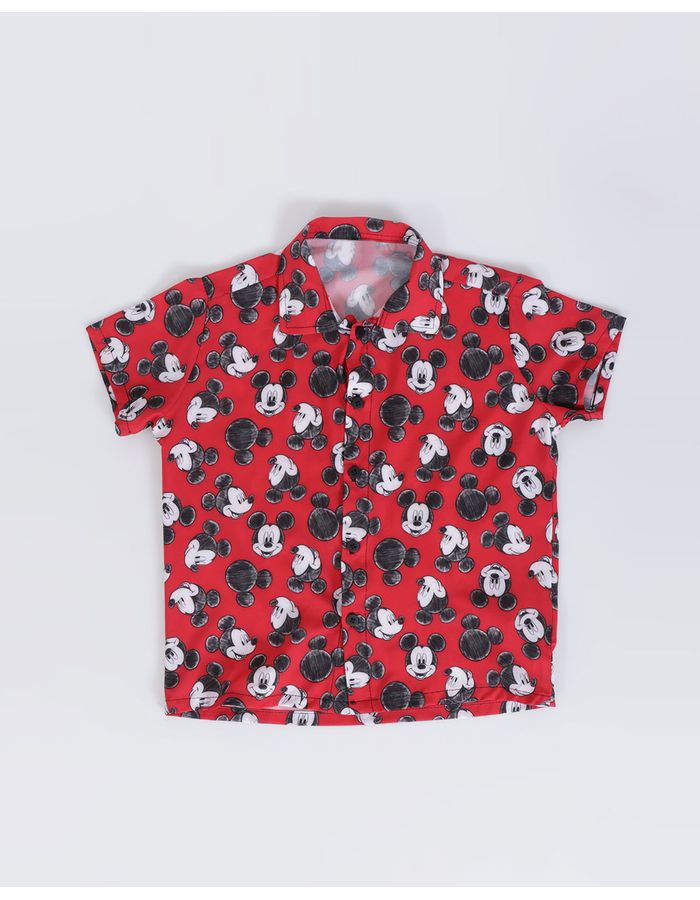 Camisa-Bebe-Disney-Mickey-Vermelha