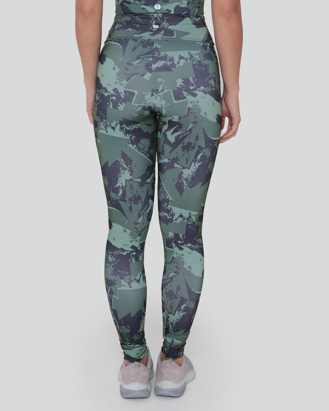 Calca-Legging-Fitness-Feminina-Basica-Estampada-Verde