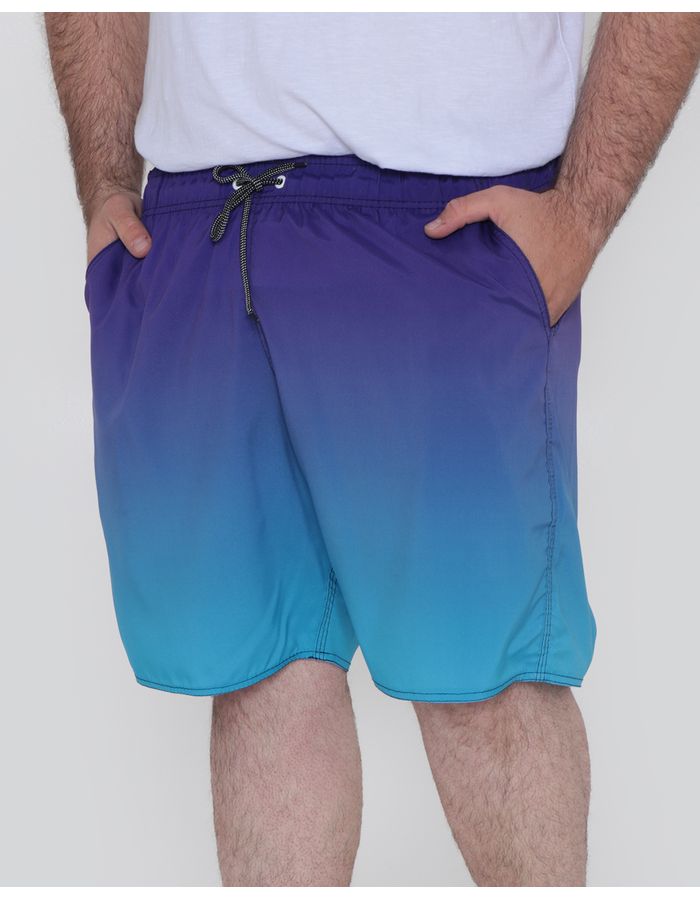 Bermuda-Masculina-Plus-Size-Degrade-Roxo