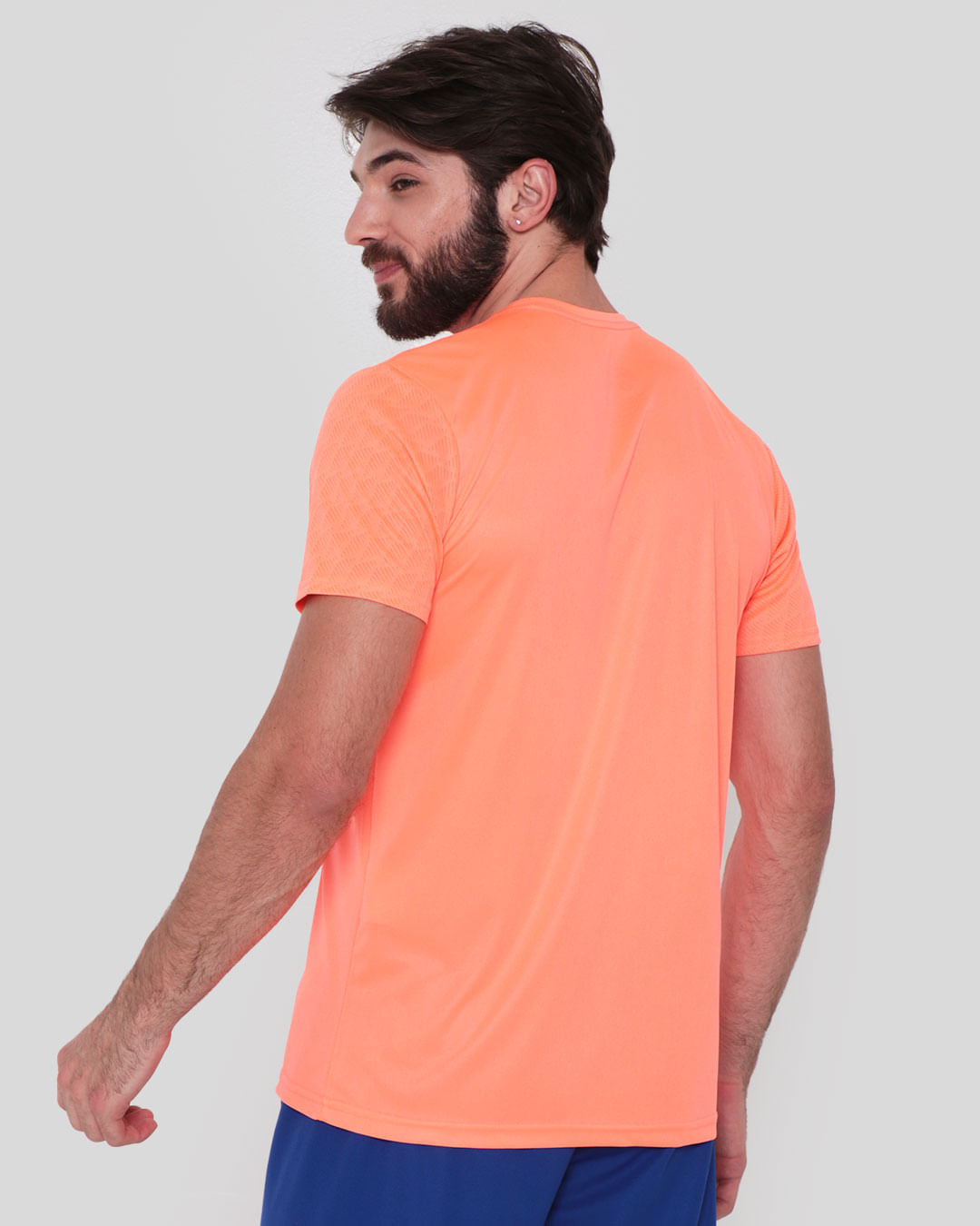 Camiseta-Masculina-Fitness-Neon-Laranja