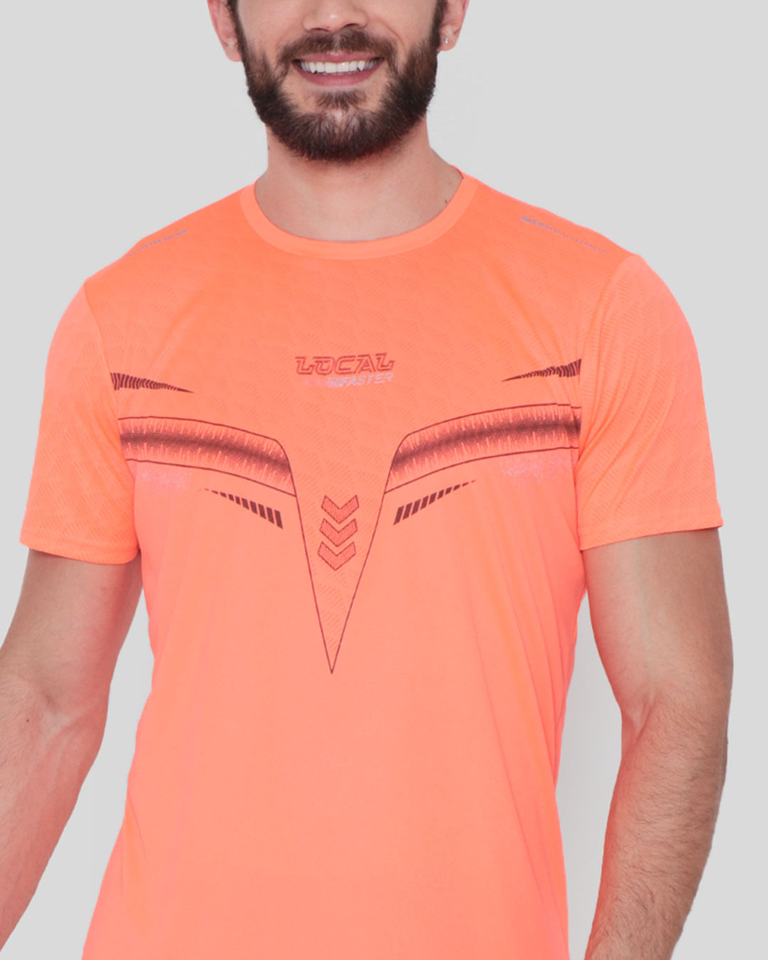 Camiseta-Masculina-Fitness-Neon-Laranja