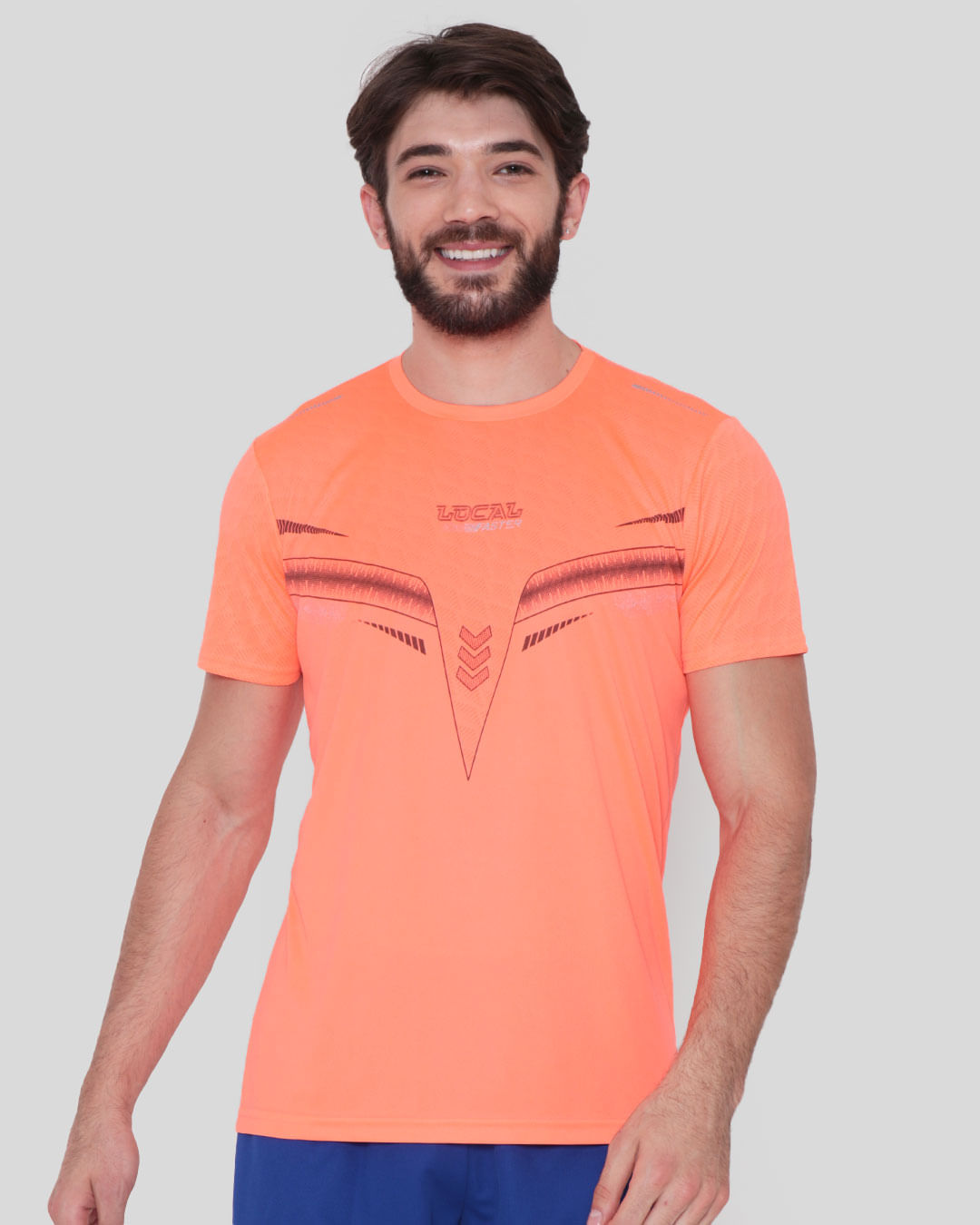 Camiseta-Masculina-Fitness-Neon-Laranja