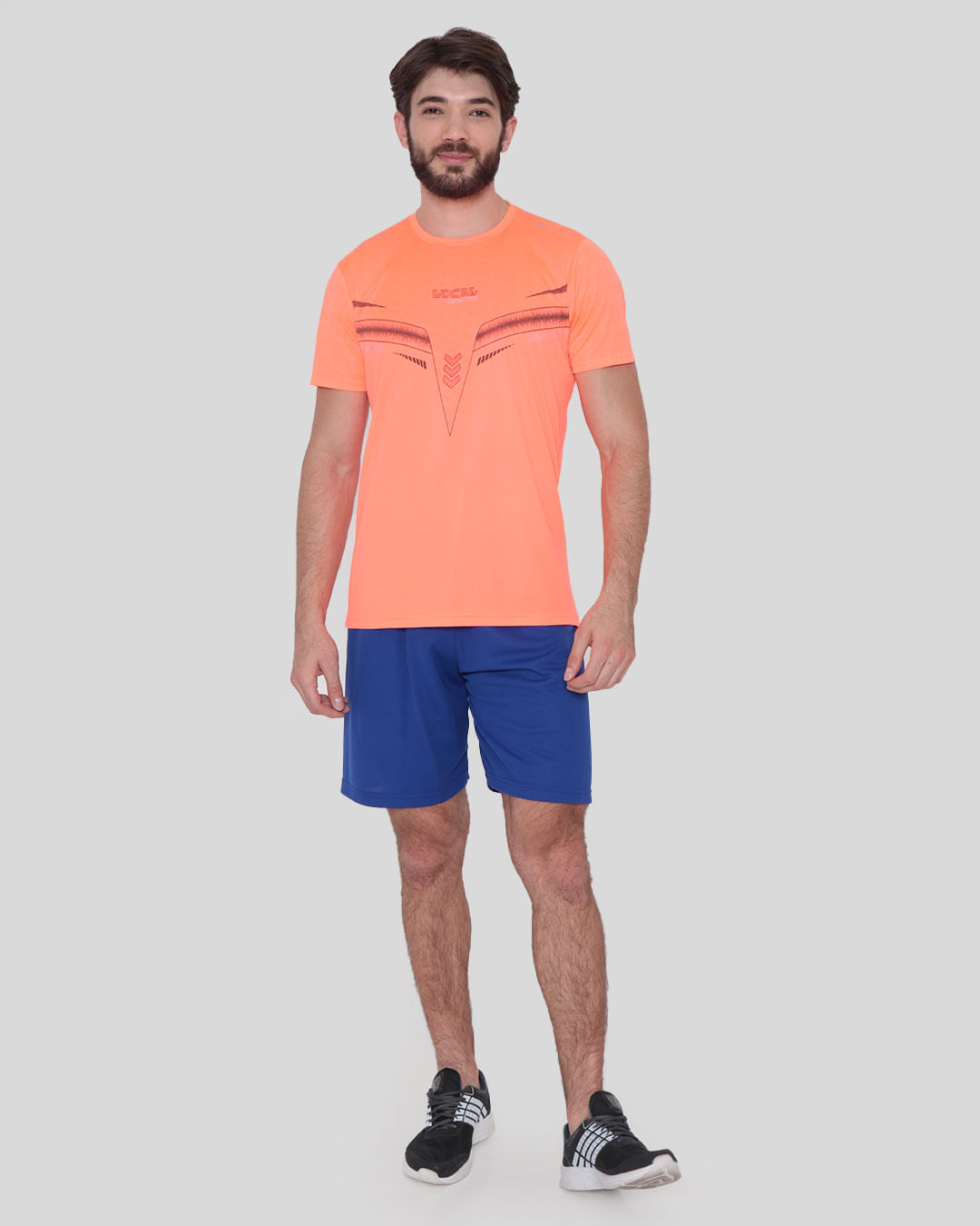 Camiseta-Masculina-Fitness-Neon-Laranja