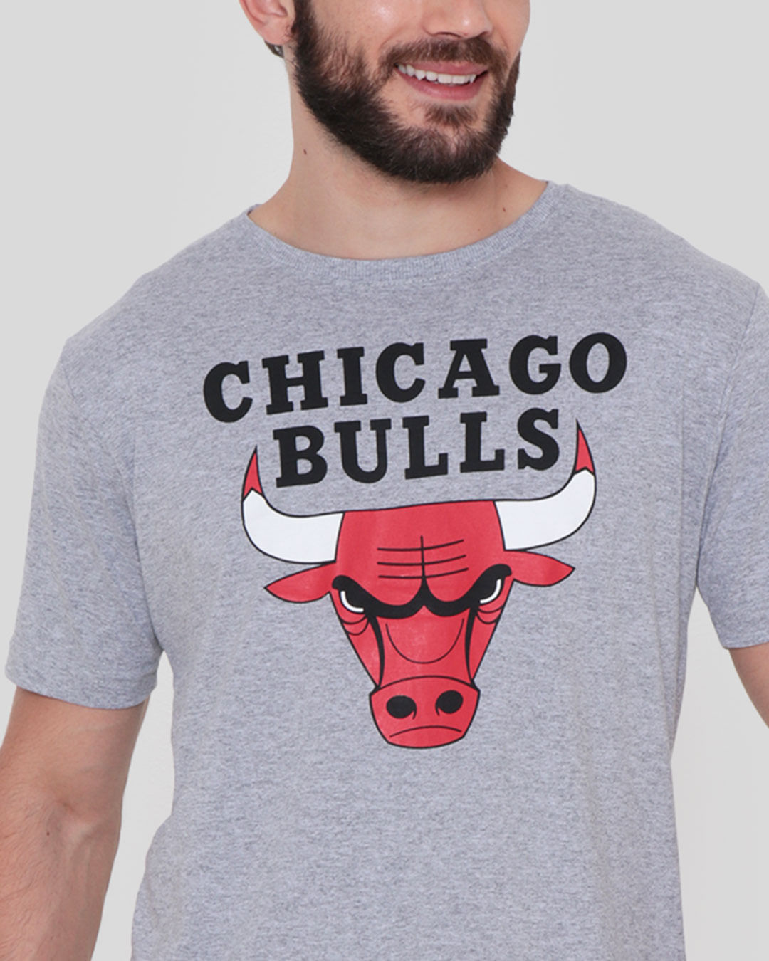 Camiseta-Masculina-Chicago-Bulls-Cinza