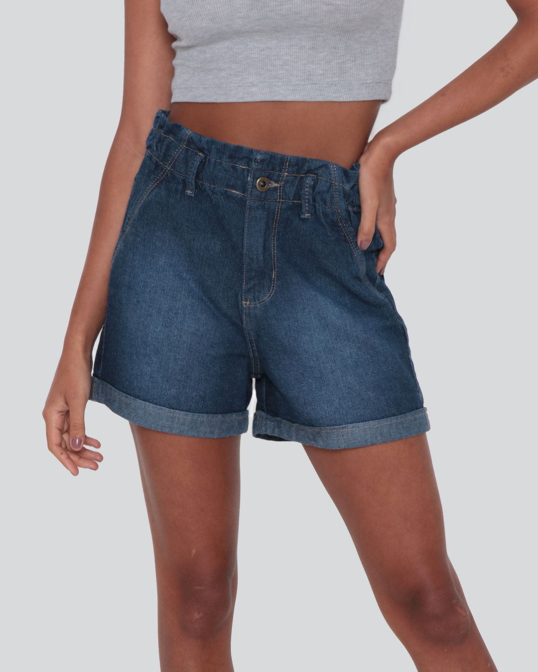 Short-Jeans-Feminino-Clochard-Azul-Medio