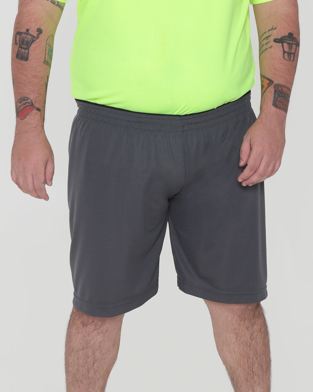 Bermuda-Plus-Size-Fitness-Masculina-Cinza