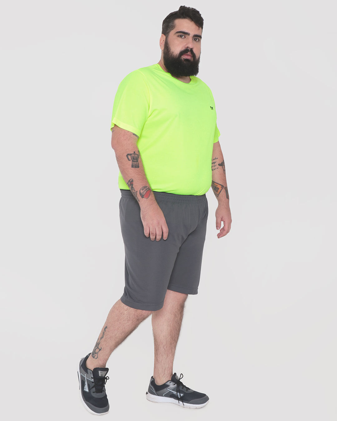 Bermuda-Plus-Size-Fitness-Masculina-Cinza