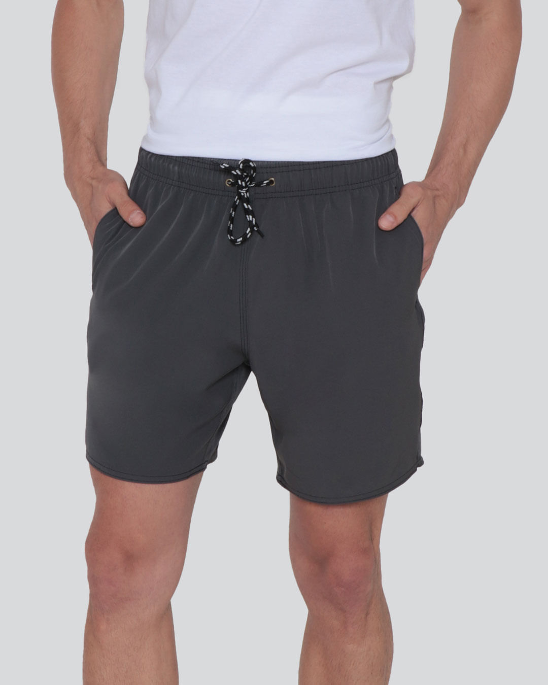 Bermuda-Masculina-Fitness-Fitter-Cinza-Escuro