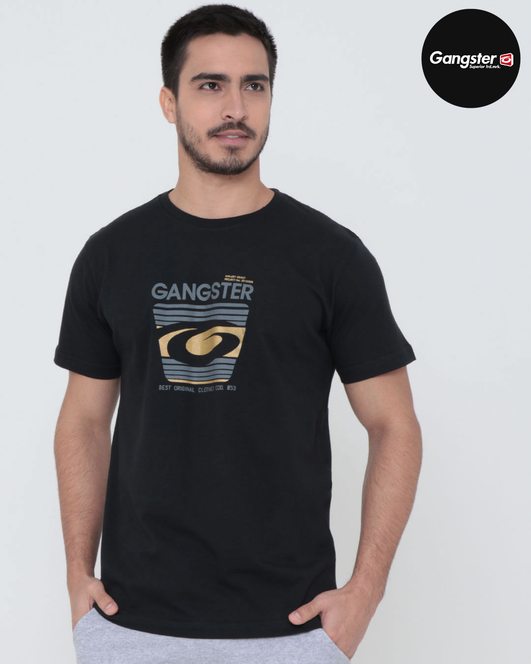 Camiseta-Estampa-Gangster-Preta