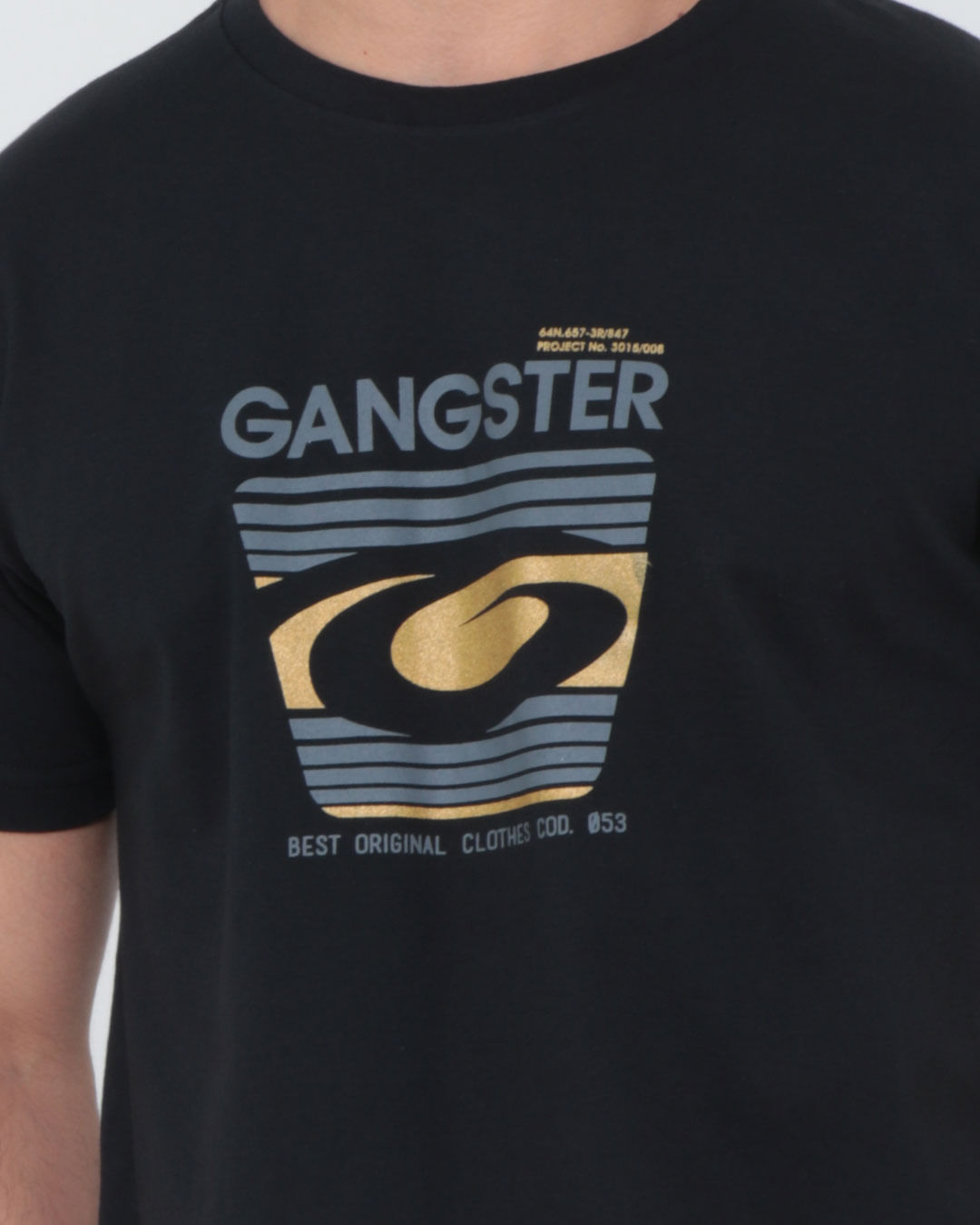 Camiseta-Estampa-Gangster-Preta