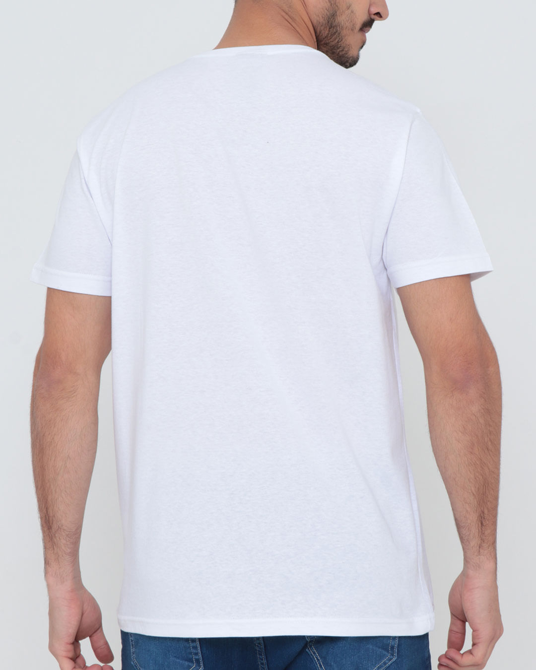 Camiseta-Masculina-Estampada-Gangster-Branca