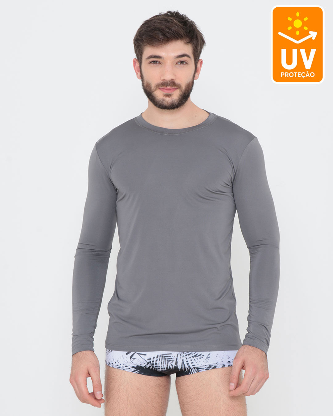 Camiseta-Manga-Longa-Protecao-UV-50-Cinza