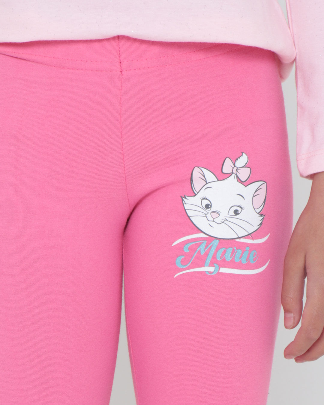 Calca-Legging-Infantil-Gata-Marie-Disney-Rosa