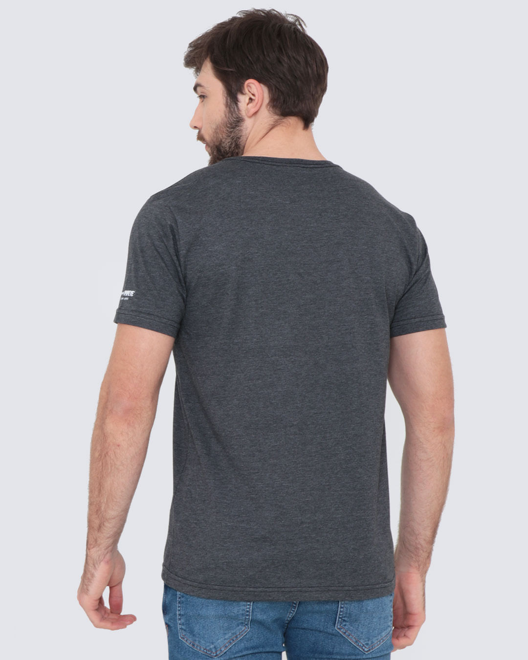 Camiseta-Masculina-Estampa-Popeye-Mescla-Cinza-Escuro
